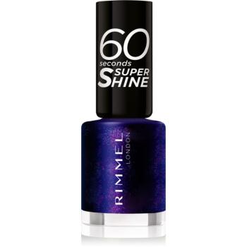 Rimmel 60 Seconds Super Shine lak na nehty odstín 563 Midnight Rush 8 ml