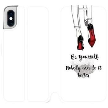 Flipové pouzdro na mobil Apple iPhone XS - M046P Be yourself (5903226468317)