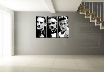 Ručně malovaný POP ART obraz GODFATHER 120x80 cm