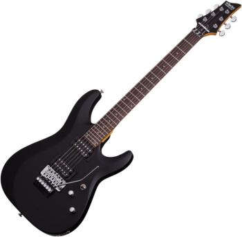 Schecter C-6 FR Deluxe Satin Black Elektromos gitár