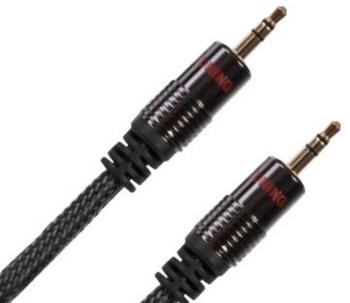 Audio Tuning Klinke 3,5mm 0,5 m Černá Hi-Fi AUX kabel