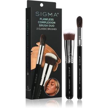 Sigma Beauty Brush Duo Flawless Complexion sada štětců pro dokonalý vzhled