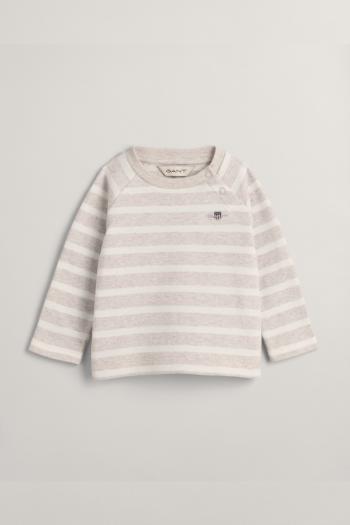 TRIČKO GANT STRIPED LS RAGLAN TOP SEED MELANGE