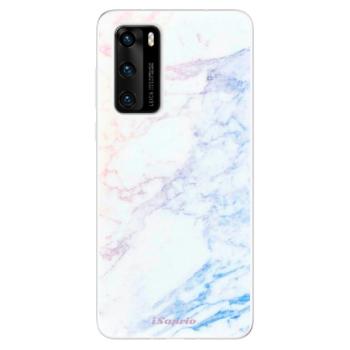 Odolné silikonové pouzdro iSaprio - Raibow Marble 10 - Huawei P40