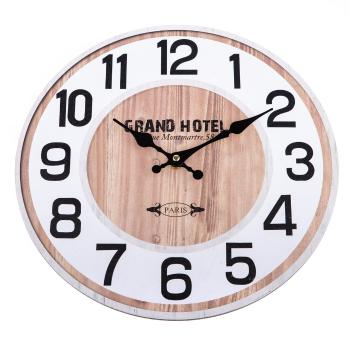 Nástěnné hodiny Grand Hotel, 34 cm