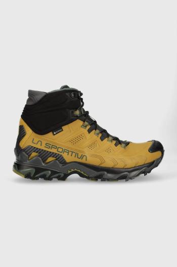 Boty LA Sportiva Ultra Raptor II Mid Leather GTX pánské, hnědá barva