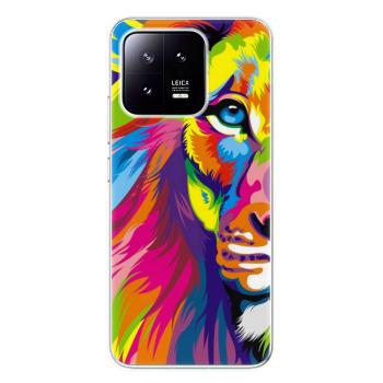 Odolné silikonové pouzdro iSaprio - Rainbow Lion - Xiaomi 13