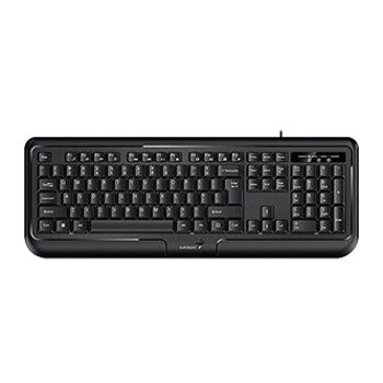 Genius KB-118 II, klávesnice CZ/SK, klasická, voděodolná typ drátová (PS/2), černá