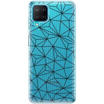 iSaprio Abstract Triangles 03 - black pro Samsung Galaxy M12 (trian03b-TPU3-M12)