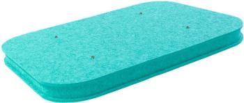 Mega Acoustic AcouCloud Flat PET 7 cm Turquoise Absorpční penový panel