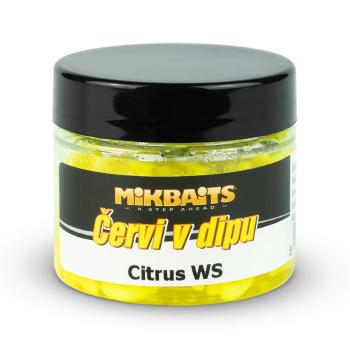 Mikbaits červi v dipu 50 ml - pikantní švestka