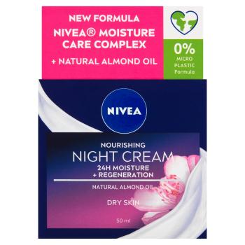 Nivea Výživný noční krém pro suchou pleť 24H Moisture (Nourishing Night Cream) 50 ml