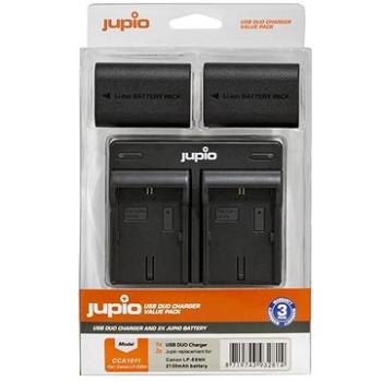 Jupio 2x LP-E6NH 2130 mAh + Dual Charger pro Canon (CCA1011)