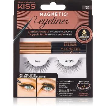 KISS Magnetic Eyeliner & Eyelash Kit magnetické řasy 01 Lure 1 pár