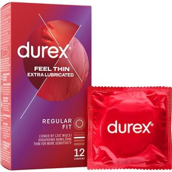 DUREX Feel Thin Extra Lubricated 12 ks (5010232964617)