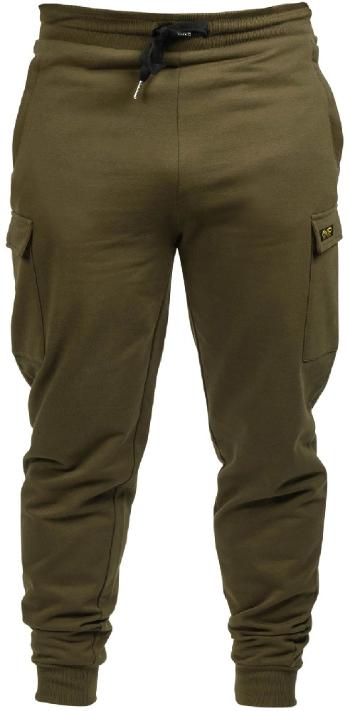 Avid carp tepláky cargo joggers green - l