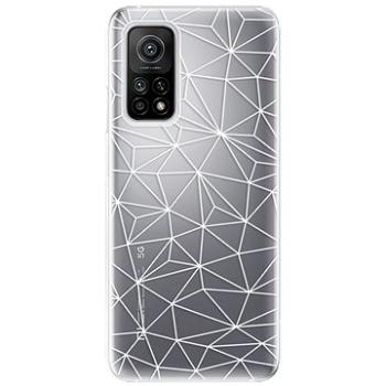 iSaprio Abstract Triangles 03 - white pro Xiaomi Mi 10T / Mi 10T Pro (trian03w-TPU3-Mi10Tp)