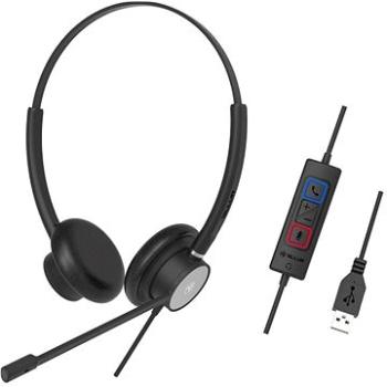 Tellur Voice 320, Binaural, USB,  černá (TLL411005)