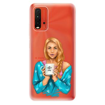 Odolné silikonové pouzdro iSaprio - Coffe Now - Redhead - Xiaomi Redmi 9T