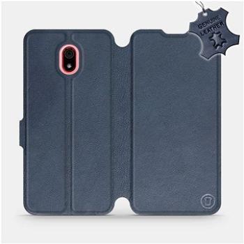 Flip pouzdro na mobil Xiaomi Redmi 8a - Modré - kožené -   Blue Leather (5903516078400)