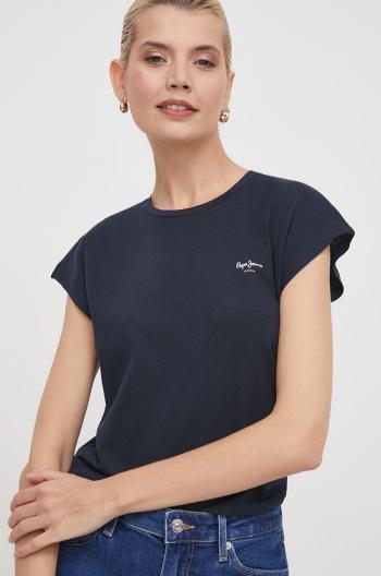 Bavlněné tričko Pepe Jeans LORY tmavomodrá barva, PL505853