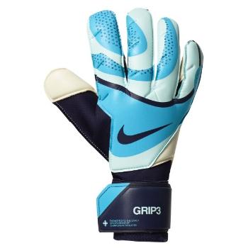 Nike GRIP3 Pánské brankářské rukavice, světle modrá, velikost