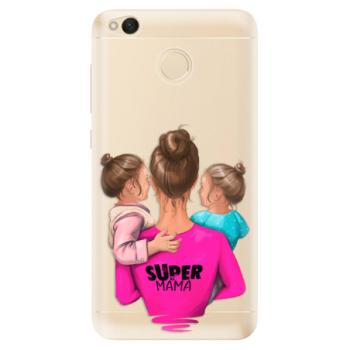 Odolné silikonové pouzdro iSaprio - Super Mama - Two Girls - Xiaomi Redmi 4X