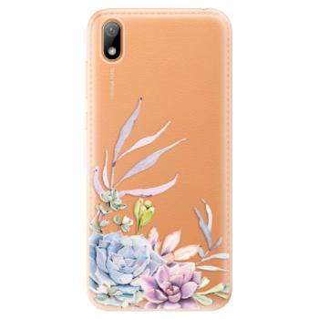 Odolné silikonové pouzdro iSaprio - Succulent 01 - Huawei Y5 2019