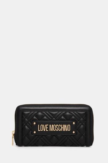 Peněženka Love Moschino černá barva, JC5600PP0L