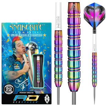 Dart szett Red Dragon steel Peter Wright Snakebite 1., 22g 85%