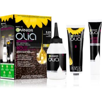 Garnier Olia Big Kit permanentní barva na vlasy odstín 3.23 Dark Chocolate