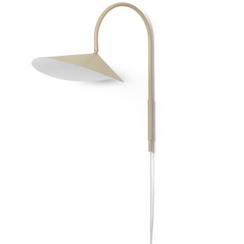 Nástěnná lampa ARUM 26 cm, kašmírová, hliník, ferm LIVING