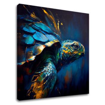 Dekorativní malba na plátně - PREMIUM ART - Green Turtle Odyssey