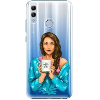 iSaprio Coffe Now - Brunette pro Honor 10 Lite (cofnobru-TPU-Hon10lite)