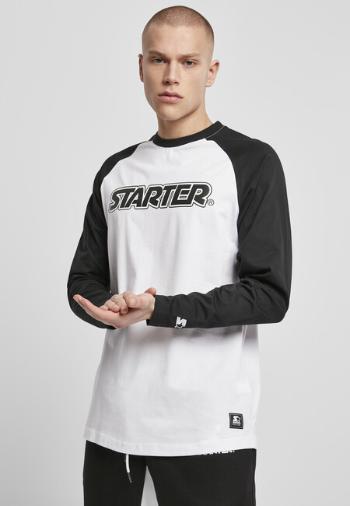 Starter Raglan Longsleeve white/black - M