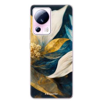 Odolné silikonové pouzdro iSaprio - Gold Petals - Xiaomi 13 Lite