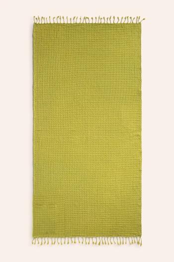 Plážová osuška Calma House Ola 100 x 180 cm zelená farba