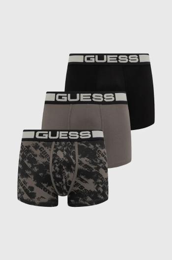 Boxerky Guess JOE 3-pack pánské, černá barva, U4BG05.K6YW1