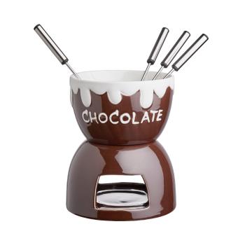 CHOCOLATE LOVE Fondue na čokoládu 6 dílné