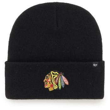 47 NHL CHICAGO BLACKHAWKS HAYMAKER '47 CUFF KNIT BLK Klubová zimní čepice, černá, velikost