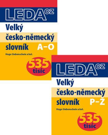 Velký česko-německý slovník (535 tisíc) - kolektiv autorů, Hugo Siebenschein