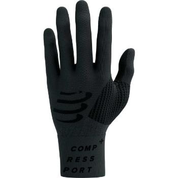 Compressport 3D THERMO GLOVES Běžecké rukavice, černá, velikost