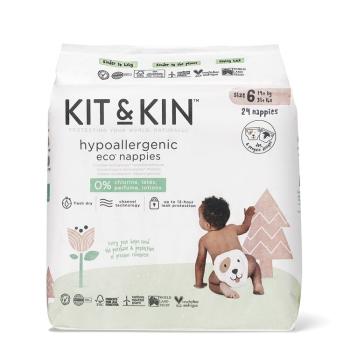 KIT & KIN Pleny jednorázové eko 6 (14 kg+) 24 ks