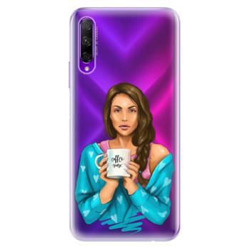 Odolné silikonové pouzdro iSaprio - Coffe Now - Brunette - Honor 9X Pro