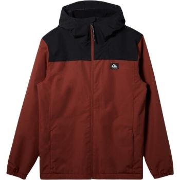 Quiksilver OVERCAST 3K WARM JACKET Pánská bunda, vínová, velikost