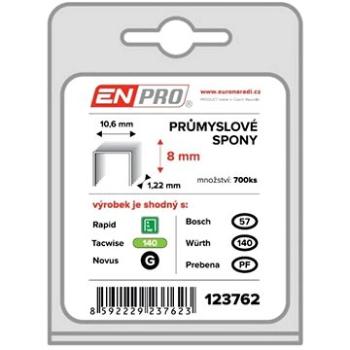 Spony PROFI, 345/08 mm, 700 ks, blistr, ENPRO (123762)