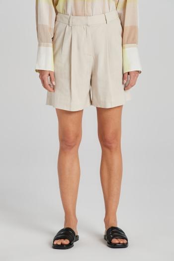 ŠORTKY GANT STRETCH LINEN TAILORING SHORTS SOFT OAT