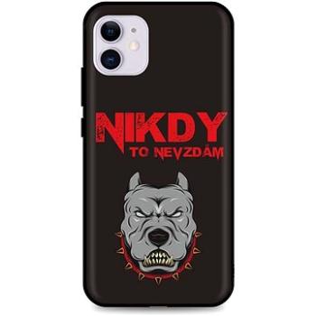 TopQ iPhone 11 silikon Nikdy to nevzdám 54238 (Sun-54238)