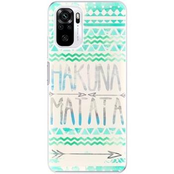 iSaprio Hakuna Matata Green pro Xiaomi Redmi Note 10 / Note 10S (hakug-TPU3-RmiN10s)