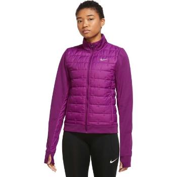 Nike THERMA-FIT SYNTHETIC FILL Dámská běžecká bunda, fialová, velikost